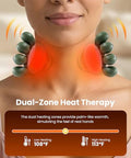 Eiwajkxe Neck Massager With Heat - Neck And Back Shiatsu Massager For Relieve Fatigue Deep Tissue Portable Neck And Shoulder Massager For Home And Travel Green
