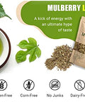 Mulberry Leaf Tea 8 Oz, Dried Crushed Leaves, Best Caffeine Free Tea - Way4Organic (1 Pack)
