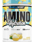 Musclesport Amino Hydration Essential Amino Acid Formula With Electrolytes Coconut Water Powder Bcaa'S. Endurance & Recovery Formula. 30 Servings (30 Serving Lemon Italian Ice)