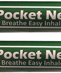 Basic Vigor Pocket Neti Breathe Easy Himalayan Salt Aromatherapy Sinus Inhaler (2Pk) & Stress Release Inhalers Bundle (2Pk). Made In The Usa.