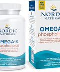 Nordic Naturals Omega3 Phospholipids Unflavored 60 Soft Gels 500 Mg Omega3 & 350 Mg Phospholipids Heart & Brain Health Small Easytoswallow Soft Gels Nongmo 30 Servings