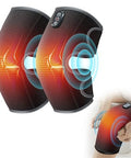 Comfier Heated Knee Massager With Vibration Graphene Heating Knee Wrap With 5 Modes Adjustable Size For All User