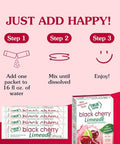 True Citrus TRUE LIME Black Cherry Limeade Drink Mix (10 Packets) No Artificial Sweeteners Low Calorie Water Flavor Packets & Water Enhancer with Stevia