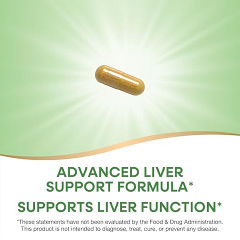 Nature'S Way Super Thisilyn Advanced Liver Support Formula Liver Function Support With Milk Thistle Extract Gluten-Free 60 Capsules (Packaging May Vary)