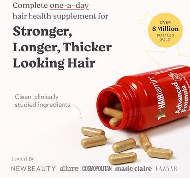 HAIRtamin Hair Vitamins with Biotin Vegan Capsules