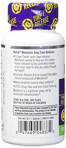 Natrol Melatonin Melatonin Time Release 90 Tablets