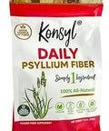 Konsyl Daily Psyllium Fiber Powder Stick Packs Onthego Fiber Supplement Powder Convenient Allnatural Soluble Fiber Gluten & Sugar Vegan & Keto 30 Packets