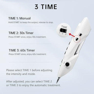 Leawell Electronic Acupuncture Pen Meridian Acupoints Finder Electric Acupressure Point Massage Pulse Therapy Tool For Pain Relief Rechargeable