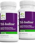Terry Naturally Triiodine Dietary Supplement For Breast & Prostate Health Support Healthy Thyroid Function Supplement Aid 12.5Mg 90 Capsules (Pack Of 2)
