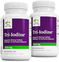 Terry Naturally Triiodine Dietary Supplement For Breast & Prostate Health Support Healthy Thyroid Function Supplement Aid 12.5Mg 90 Capsules (Pack Of 2)