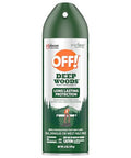 Off Deep Woods Insect Repellent Spray With 25 Percent Deet Provides Up To 8 Hours Of Mosquito Protection 6 Ounce (Pack Of 3)