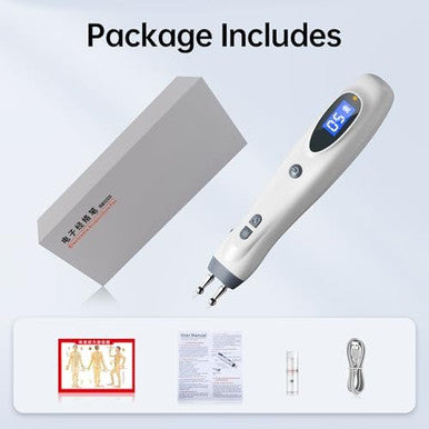 Leawell Electronic Acupuncture Pen Electric Meridian Acupressure Point Tool Massage Pulse Therapy Device For Pain Relief Rechargeable