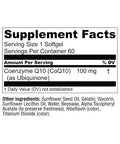 Live Conscious Coqwell - Coq10 Heart Brain And Vascular Health Support Coenzyme Q10 Ubiquinone - 60 Softgels 60 Day Supply