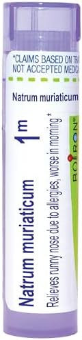 Boiron Natrum Muriaticum 1M For Runny Nose Due To Allergies 80 Pellets