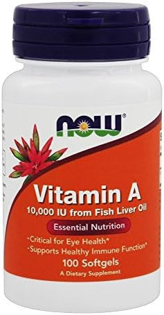 Vitamin A 25000 Iu 100 Sgels By Now Foods (Pack Of 2)