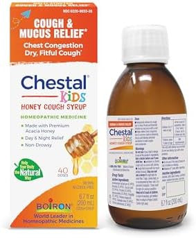 Boiron Chestal Children'S Cold And Cough Syrup For Nasal And Chest Congestion Runny Nose And Sore Throat Relief 6.7 Fl Oz