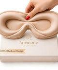 Anemone Contour Sleeping Mask For Women Softer Than Silk Eye Masks For Sleep Complete Blackout Zero Eye Pressure Fit Lightweight Eye Care Travel Essentials Included
