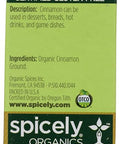 SPICELY Organic Ground Cinnamon, 0.45 OZ