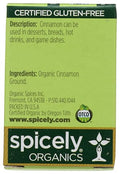 SPICELY Organic Ground Cinnamon, 0.45 OZ