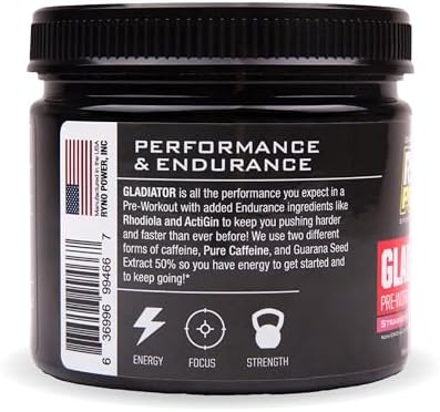 Ryno Power Gladiator Preworkout (30 Servings) 'Strawberry Lemonade'