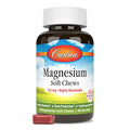 Carlson Magnesium Soft Chews 125 mg Highly Absorbable Muscle Relaxation and Overall Health Berries and Creme Flavor 40 Vegetarian Soft Chews
