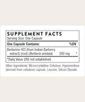 Thorne - Berberine - 200 Mg (Formerly Berbercap) - Supports Heart Function Immune System And Gut Health 60 Capsules