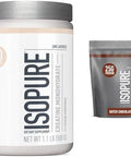 Isopure Unflavored Creatine Monohydrate Powder100 Servings 500G Dutch Chocolate Whey Isolate Protein Powder With Vitamin C & Zinc For Immune Support 25G Protein 14 Servings 1 Pound