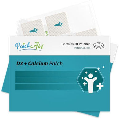 D3/Calcium Topical Patch By Patchaid 30Day Supply (Pack Of 2)