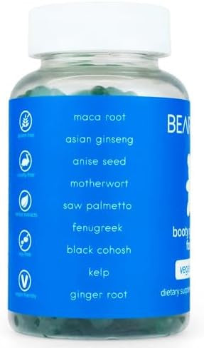 BEARVANA Peach Support Women s Multivitamin Gummies - Includes Herbal Extracts & Essential Vitamins - Berry Flavor - 60 Gummies