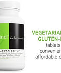 Davinci Labs Potenc Support Immune System Function & Collagen Health Vitamin C Calcium Magnesium Zinc Potassium Manganese & Bioflavonoids Vegetarian Gluten 90 Tablets