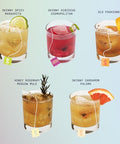 SAYSO Skinny Cardamom Paloma & Honey Rosemary Moscow Mule Cocktail Tea Bags - Mixers Bundle | Organic, Low-calorie & Low Sugar - 2x 8 count