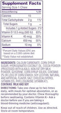 Viactiv Calcium Plus Vitamin D Supplement Soft Chews Brown Milk Chocolate 180 Count