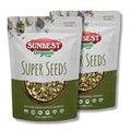Sunbest Natural Organic Super Seeds Mix, 2-Pack Ã¢â‚¬â€œ Raw Chia, Flax Seed, Hemp, Pumpkin & Sunflower Seeds Ã¢â‚¬â€œ Great For Trail Mix, Smoothies & Salads Ã¢â‚¬â€œ Superfood Blend Rich in Protein & Fiber (32 oz)