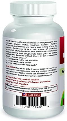 Best Naturals Black Cherry 1000 Mg Capsule 180 Count