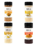 June Street Market 10 Piece Essentials Kitchen Starter Gift Set: Spices with Trilingual Labels (English, Spanish, Arabic) Includes Recipe Cards, Perfect for Cooking, Baking, or Gifting
