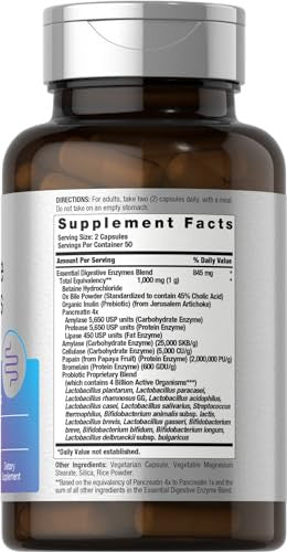 Horbaach Essential Digestive Enzymes 100 Capsules