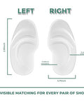 Welnove Gel Ball Of Foot Cushions - Welnove Metatarsal Pads Women Non-Slip Forefoot Cushion Shoes Inserts For Foot Pain Relief Comfort Shock Absorption & All-Day Wear In Sandals High Heels Flats 4 Pairs