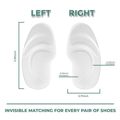 Welnove Gel Ball Of Foot Cushions - Welnove Metatarsal Pads Women Non-Slip Forefoot Cushion Shoes Inserts For Foot Pain Relief Comfort Shock Absorption & All-Day Wear In Sandals High Heels Flats 4 Pairs