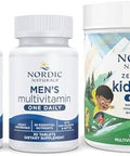 Nordic Naturals Multivitamins Family Bundle Women'S Multivitamin One Daily Men'S Multivitamin One Daily And Zero Sugar Kids Multivitamin Gummies