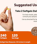 Micro Ingredients Vitamin E 1000 Iu (450 Mg) Per Serving 240 Softgels Daily Vitamin E Supplement 4Month Supply NonGmo Gluten