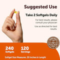 Micro Ingredients Vitamin E 1000 Iu (450 Mg) Per Serving 240 Softgels Daily Vitamin E Supplement 4Month Supply NonGmo Gluten