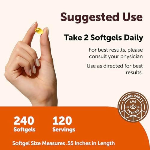 Micro Ingredients Vitamin E 1000 Iu (450 Mg) Per Serving 240 Softgels Daily Vitamin E Supplement 4Month Supply NonGmo Gluten
