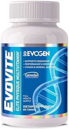 Evogen Evovite - Elite Physique Multivitamin For Women & Men Advanced Formula For Endurance, Recovery, & Joint Health Vitamins & Mineral Support 30 Servings
