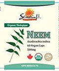 Sewanti Organic Neem Healthy Skin, Acne, Clear skin, Skin Issues NPN 80065670, 60 Vegan High Potency Extract Capsules