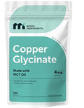 Micro Ingredients Copper Glycinate With Mct Oil 500 Softgels 4 Mg Elemental Copper Per Serving Chelated Copper Mineral Supplement Essential Trace Mineral Non-Gmo Cgmp Manufactured