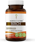 Secrets of the Tribe Birch 60 Capsules, 1000 mg, Birch (Betula Pendula) Dried Leaf (60 Capsules)