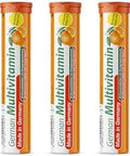 TandD German Multvitamin 10 Vitamins 40 Vegan Drink Effervescent Tablets Orange Flavor Made in Germany