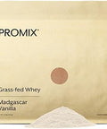 Promix Nutrition Whey Protein Powder Vanilla Grassfed Post Workout Fitness & Nutrition Shakes Smoothies Baking & Cooking Recipes Gluten & Ketofriendly 2.5 Pound (Pack Of 1)
