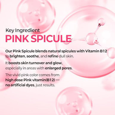 Dr.Melaxin Cemenrete Cyano Pink Spicule Serum With Calcium Vitamin B12 For Under Eyes Skin Dark Circles Fine Lines Puffiness&Eye Bags Cream 1.01 Fl. Oz.