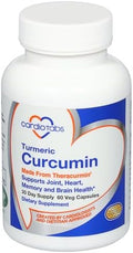 Cardiotabs Turmeric Curcumin Joint Heart Memory & Brain Supplement With 600 Mg Theracurmin Highly Absorbable Curcumin Supplements 60 Vegetarian Curcumin And Turmeric Capsules 30Day Supply